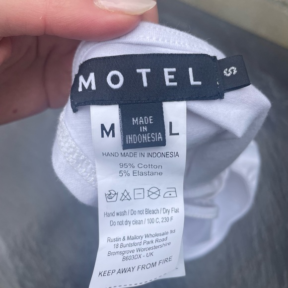 Motel rocks halter open back crop top - Picture 5 of 5